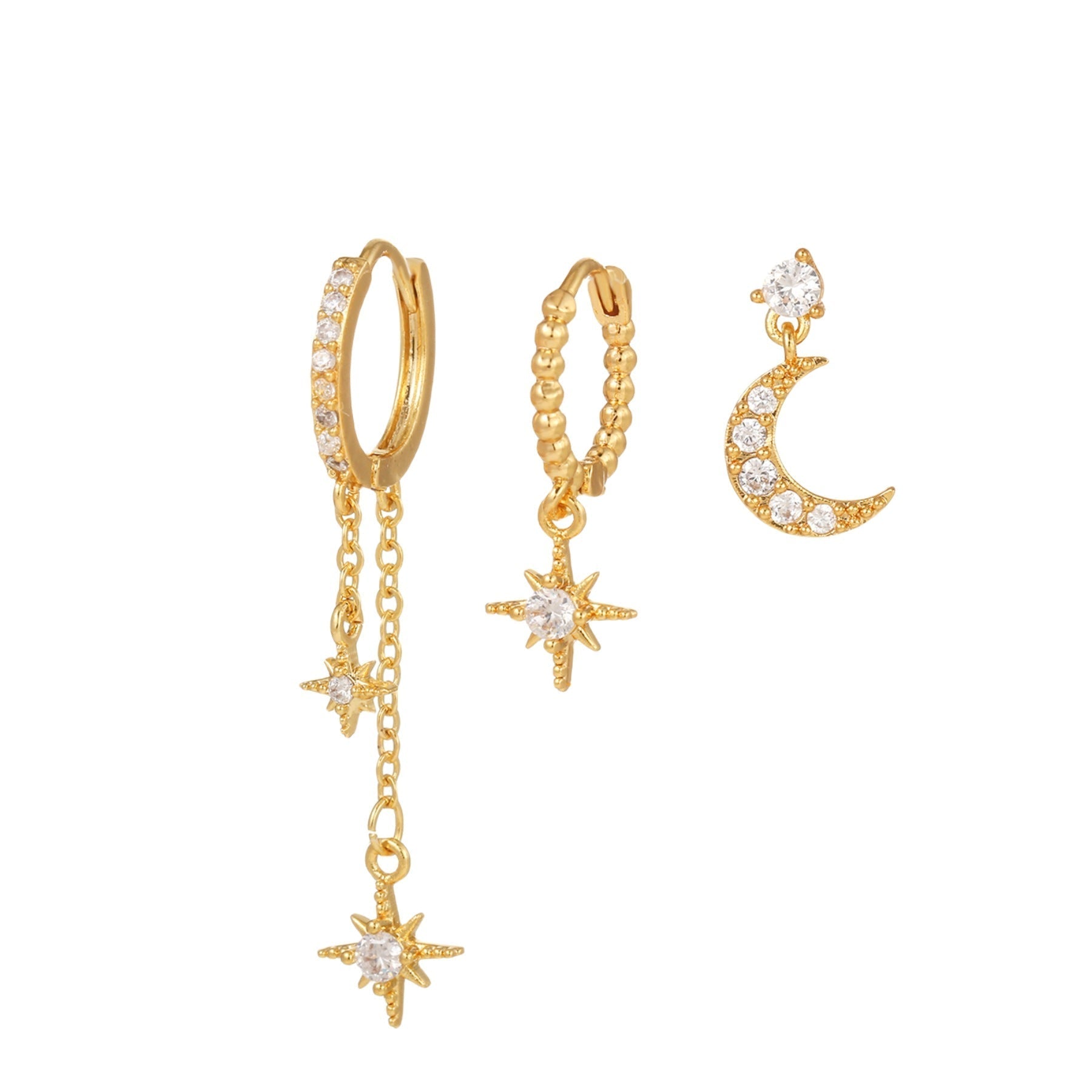 Paulína – Modern dizájnú fülbevalók.