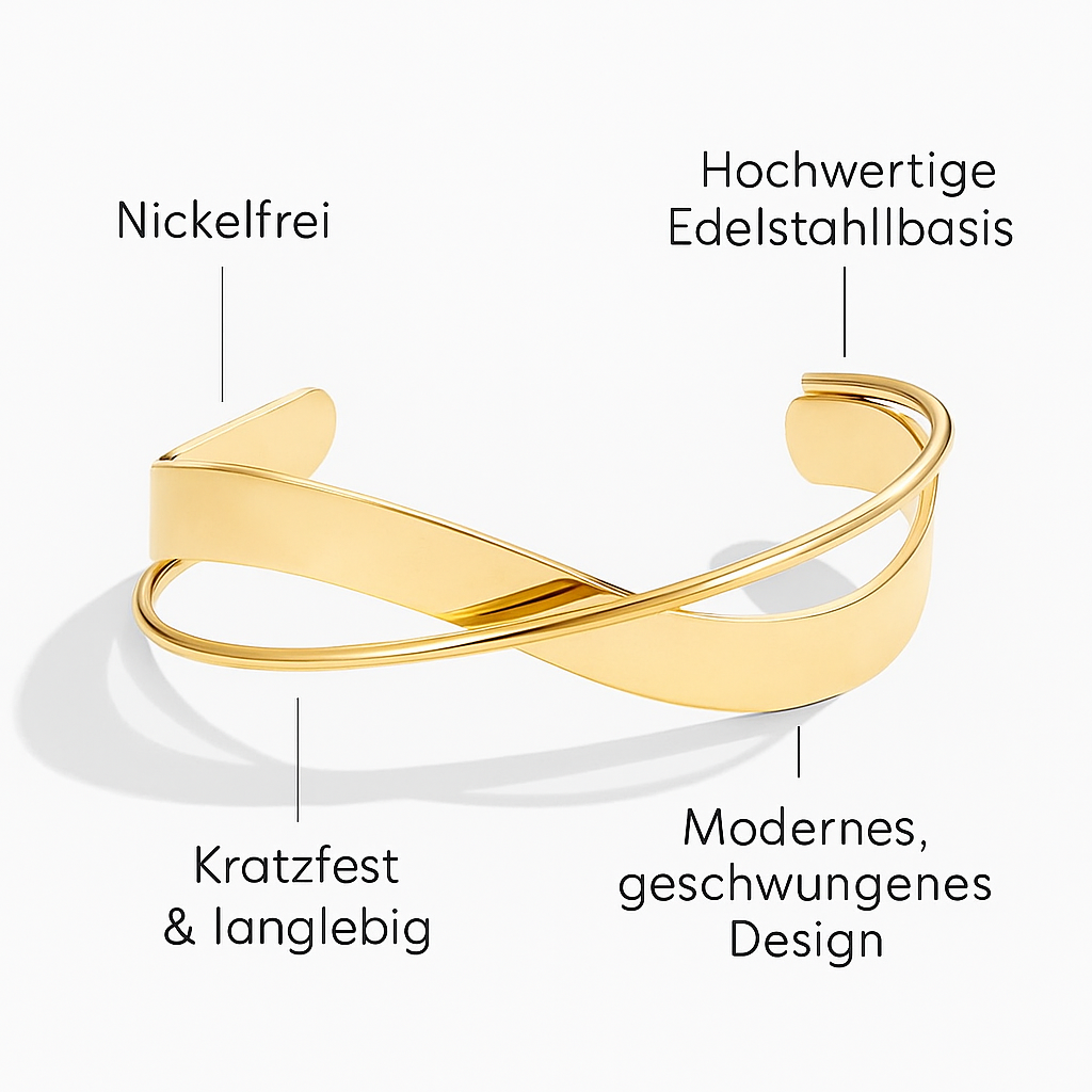 Egyedi arany Eva karkötő