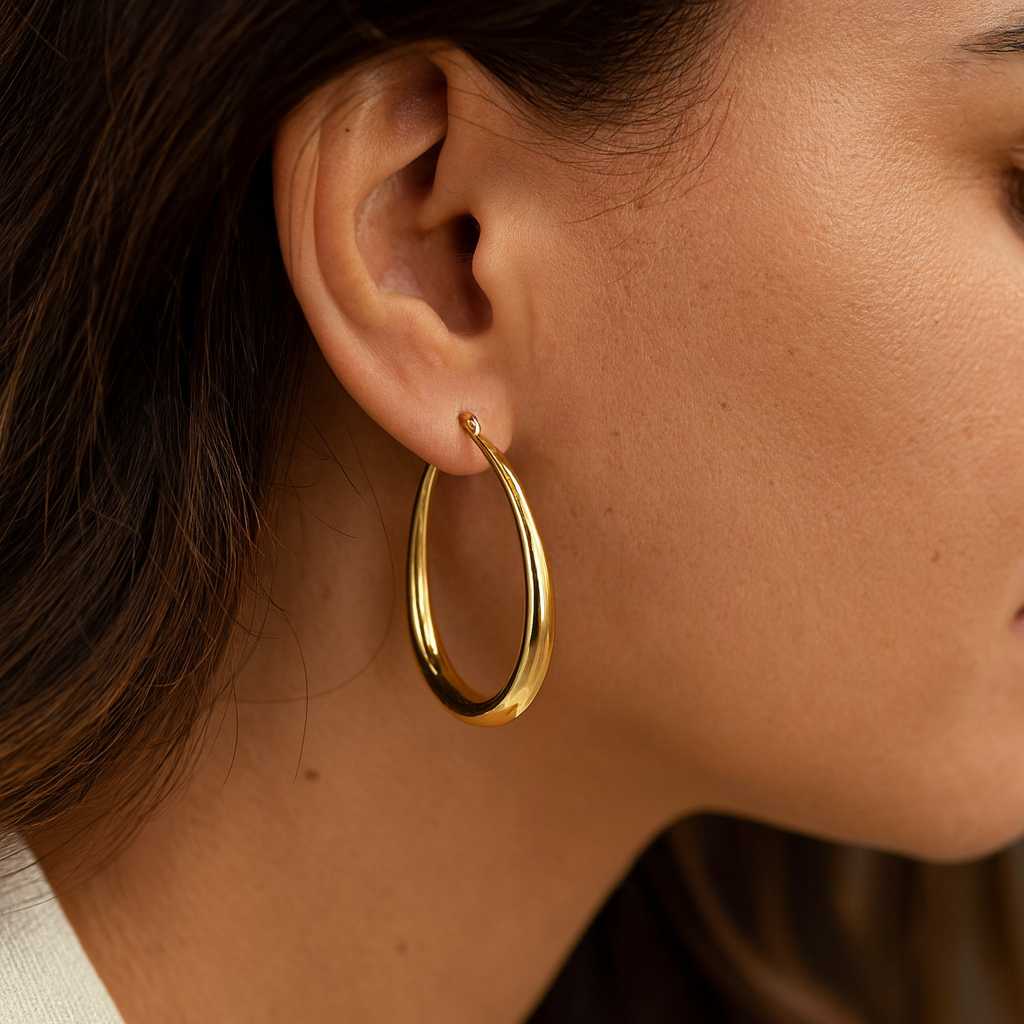 Martina - Arany vintage fülbevalók