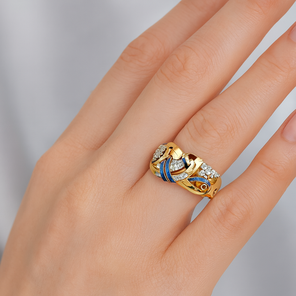 Marie - Vintage Cirkónia Gyűrű