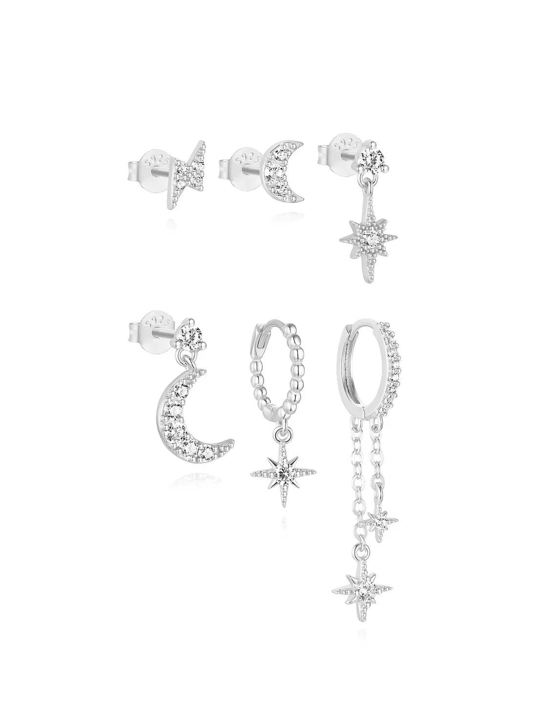 Paulína – Modern dizájnú fülbevalók.