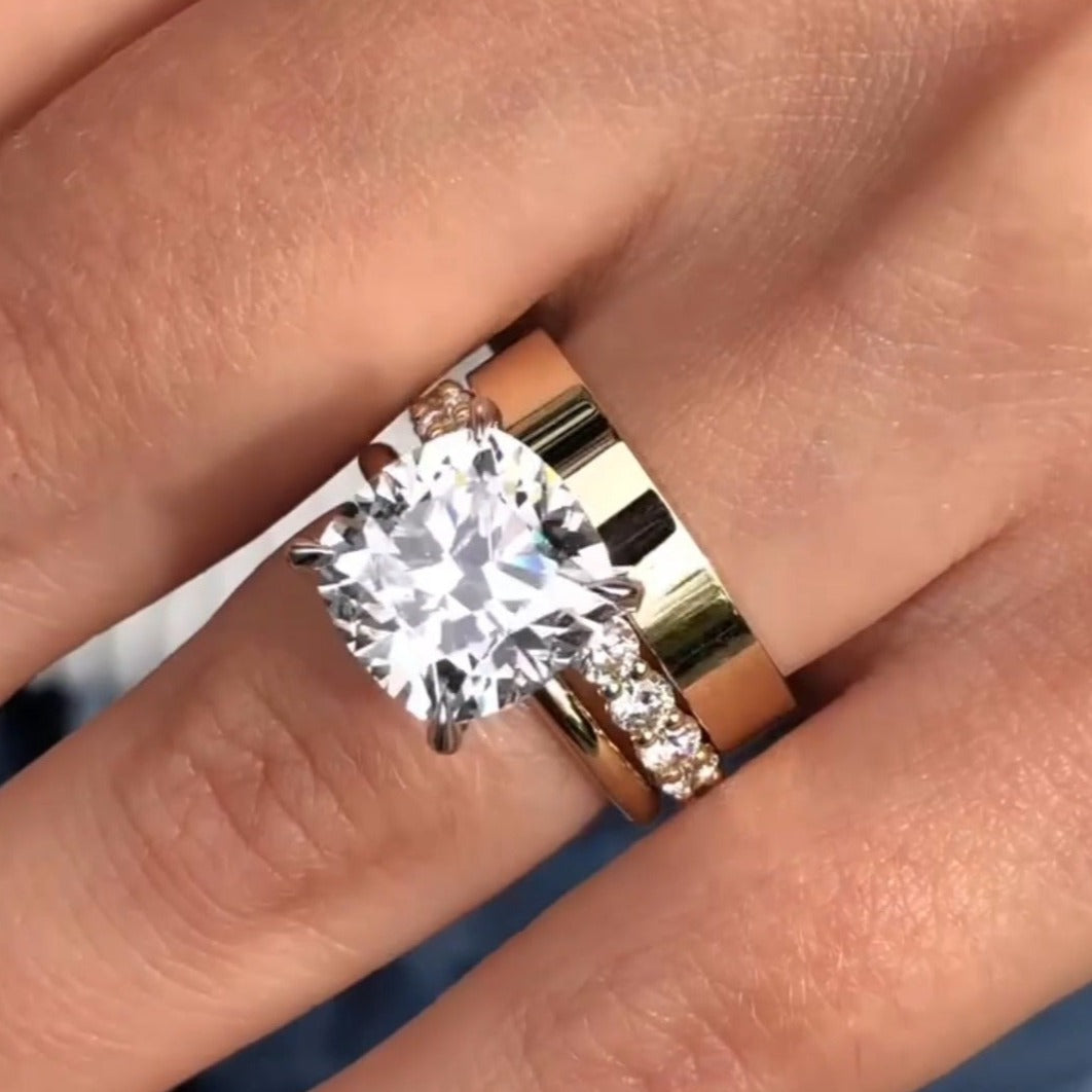 Elisa – Egyszemélyes kővel díszített gyűrű.