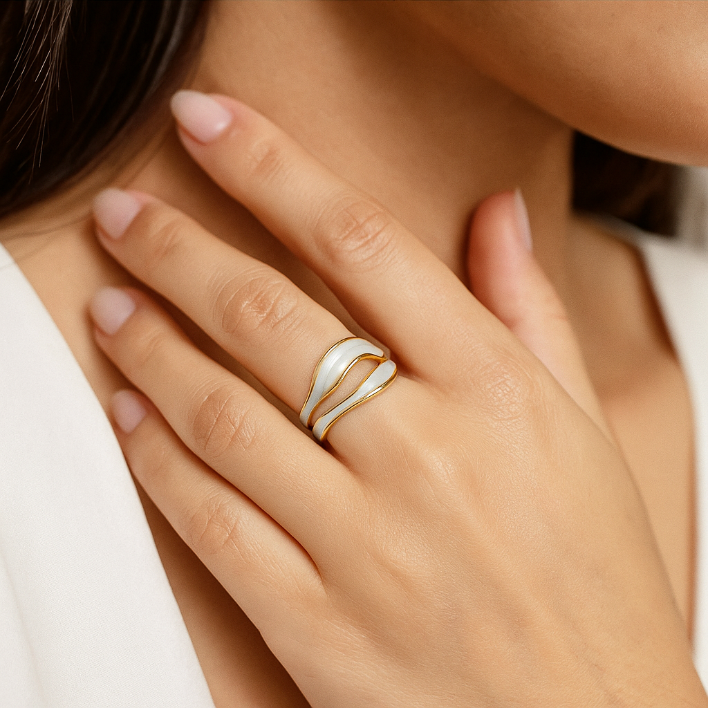 Tereza - Vintage arany gyűrű