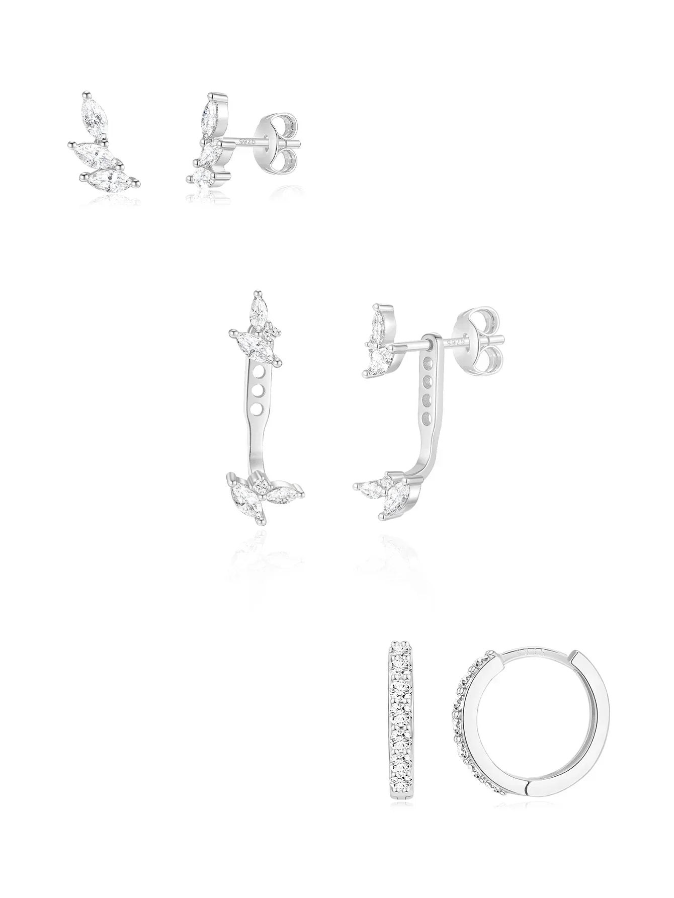 Tereza – Finom arany fülbevalók tiszta vonallal.