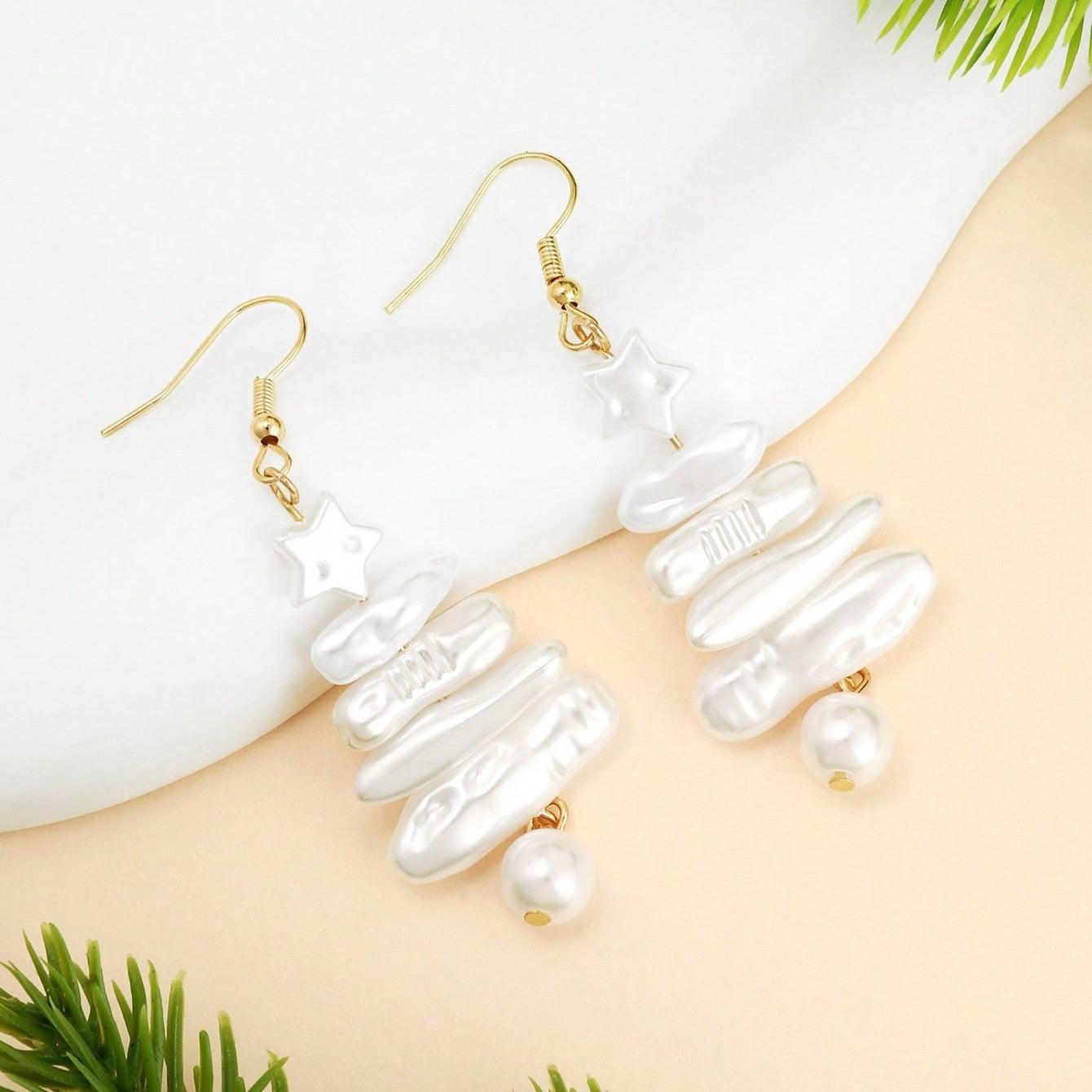 Boho Fülbevalók Fenyőből