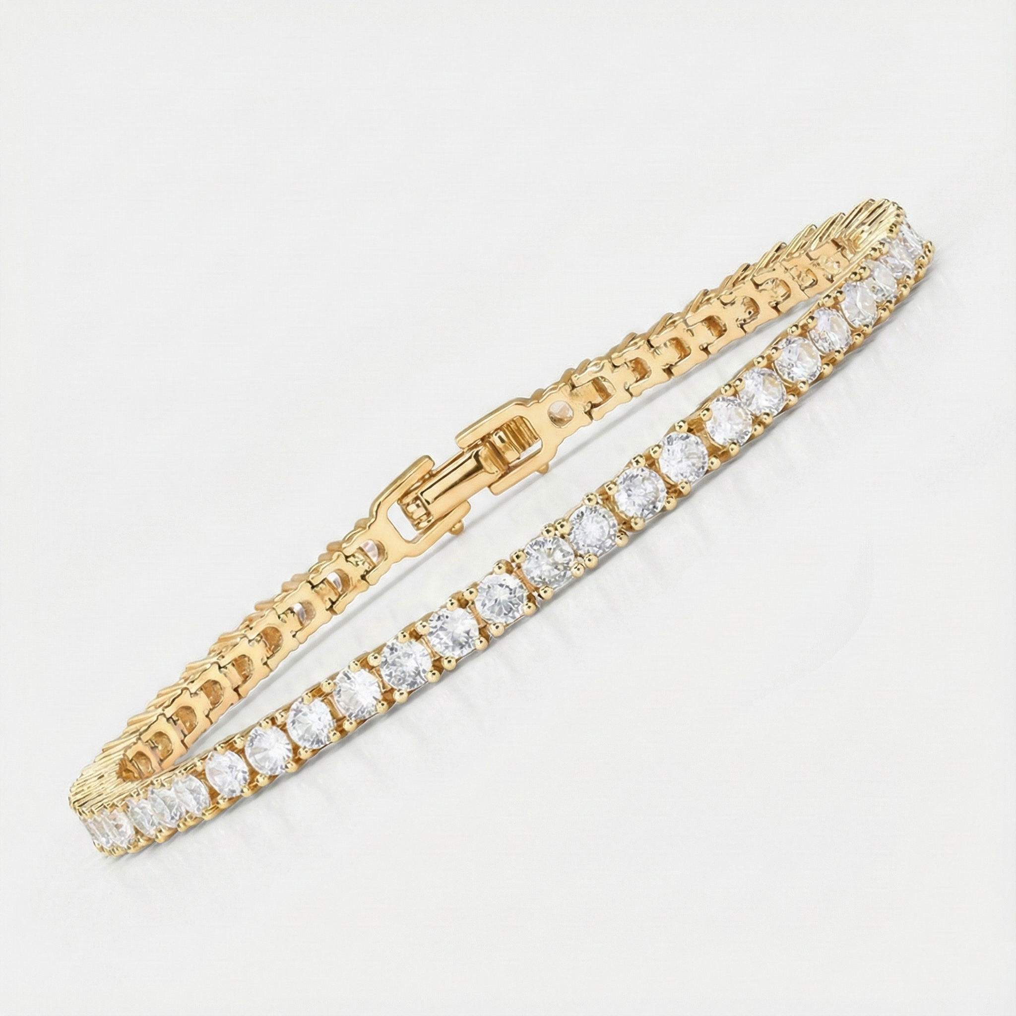 Moissanite tenisz karkötők