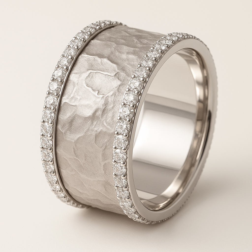 Hana - Vintage Zirconium Gyűrű Ezüstözött