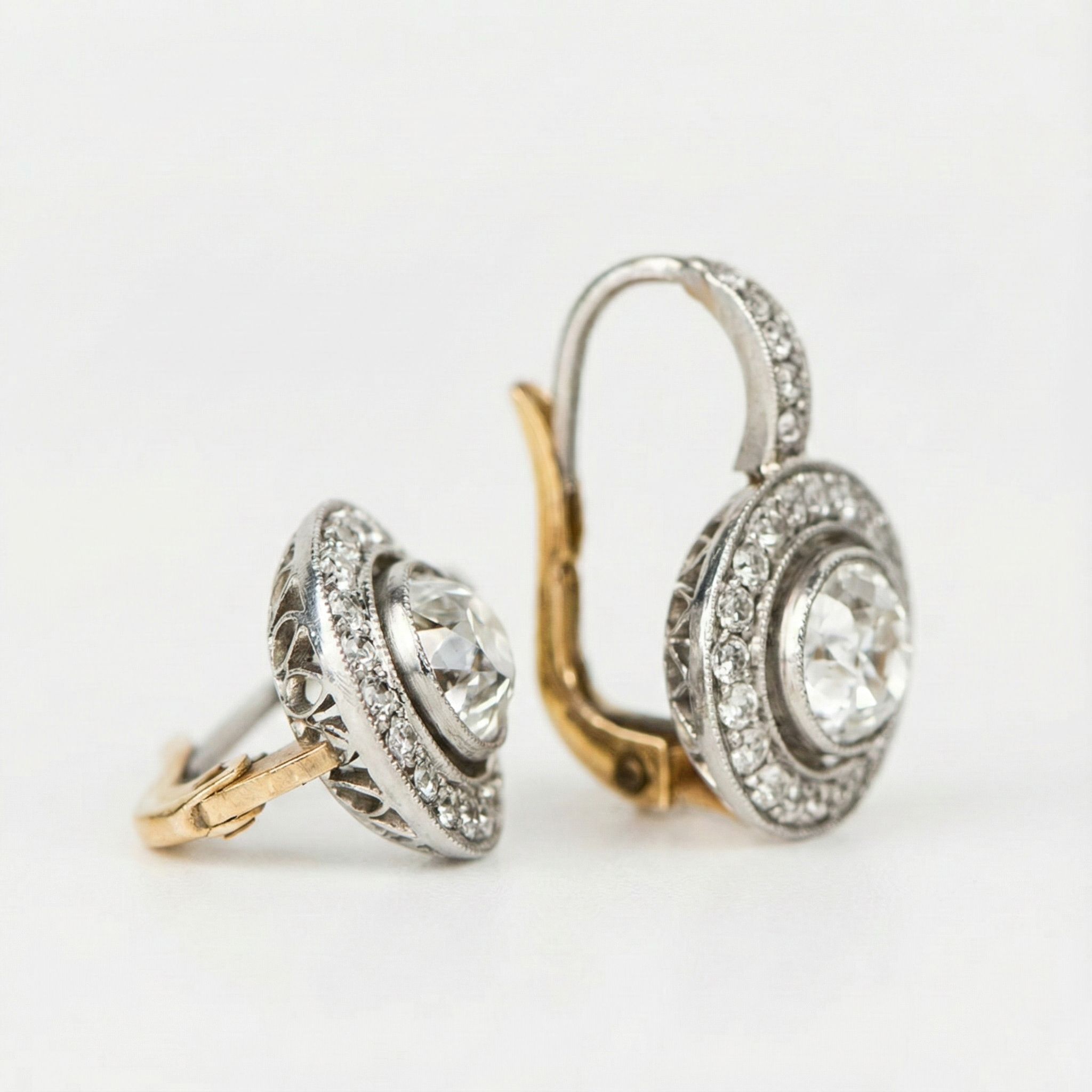 Amálie - Vintage kristály fülbevalók