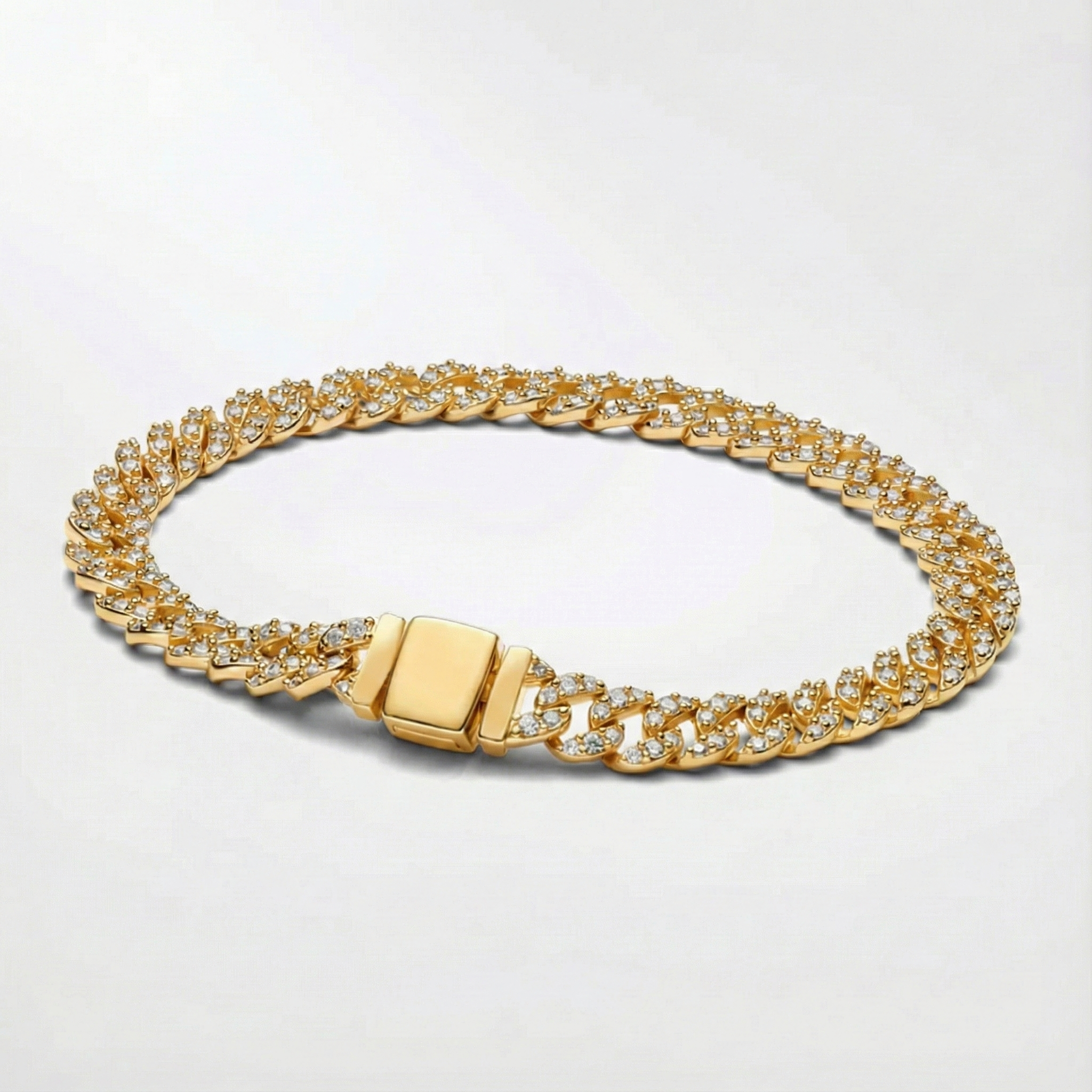 Moissanite kubai karkötő